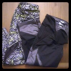 2 Pairs of Workout Capris
